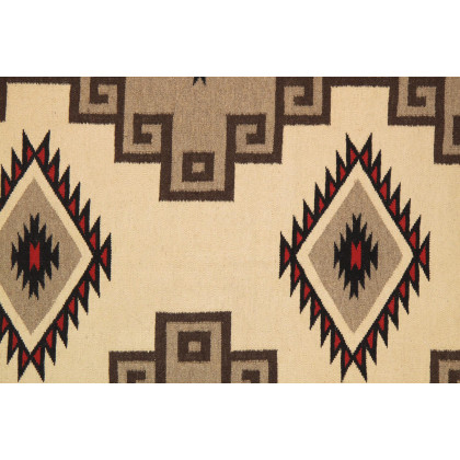 Pasargad - Navajo Style Hand-Woven Wool Mocha Area Rug 120'' x 167'' PNT-213