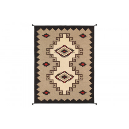 Pasargad - Navajo Style Hand-Woven Wool Mocha Area Rug 120'' x 167'' PNT-213