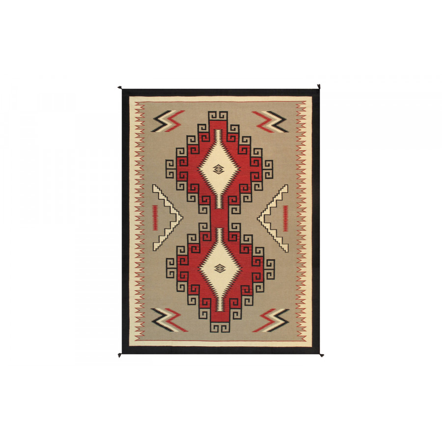 Pasargad - Navajo Style Hand-Woven Wool Mocha Area Rug PNT-223