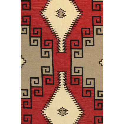 Pasargad - Navajo Style Hand-Woven Wool Mocha Area Rug PNT-223