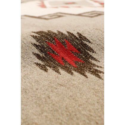 Pasargad - Navajo Style Hand-Woven Wool Light Brown Area Rug 107'' x 144'' (PNT-229 9X12)