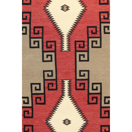 Pasargad - Navajo Style Hand-Woven Wool Mocha Area Rug 120'' x 168'' PNT-237