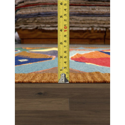 Pasargad - Tuscany Collection Flatweave Wool Area Rug in Multi, 61" x 87" (PNT-294 5x7)