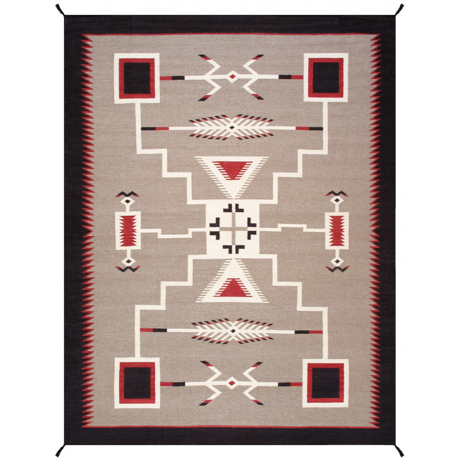 Pasargad - 308 Tuscany Collection Flatweave Wool Area Rug