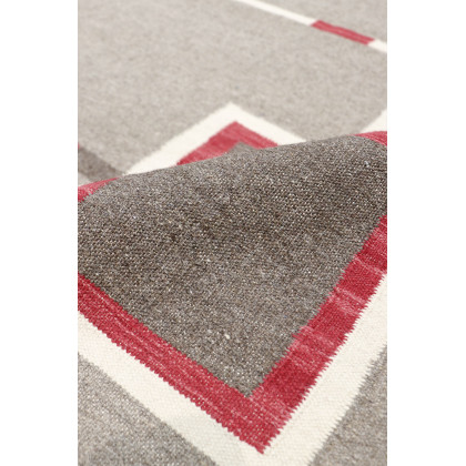 Pasargad - Tuscany Collection Flatweave Wool Area Rug in Mocha, 122" x 161" (PNT-310 10x14)