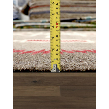 Pasargad - Tuscany Collection Flatweave Wool Area Rug in Mocha, 122" x 161" (PNT-310 10x14)