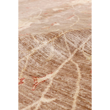 Pasargad - Farahan Collection Hand-Knotted Lamb's Wool Brown Area Rug 108'' x 150'' (POMID-32 9X13)
