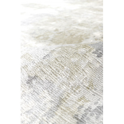 Pasargad Beverly Collection Hand-Loomed Bamboo Silk Area Rug - Silver/Brown, 108" x 144" (pop-8009 9x12)