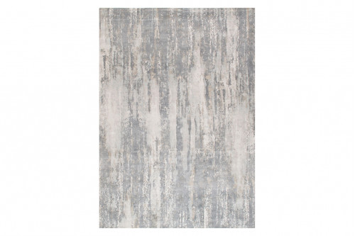 Pasargad™ - Beverly Collection Hand-Loomed Grey Silk Rug  72'' x 108'' (POP-8145 6X9)