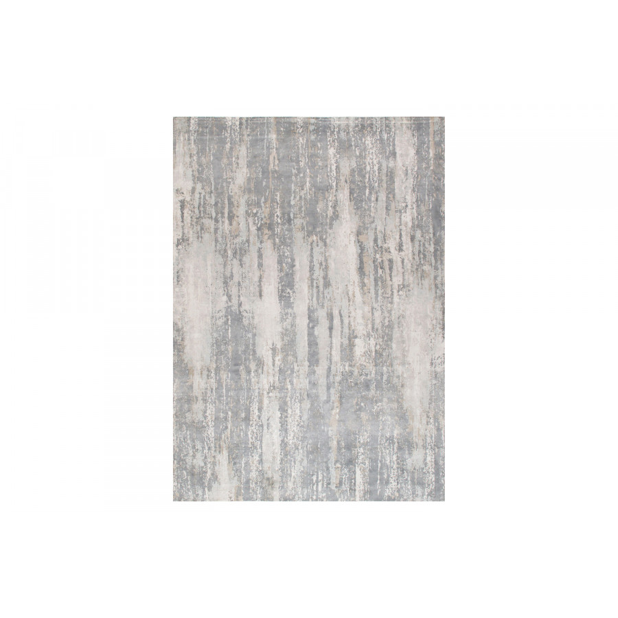 Pasargad - Beverly Collection Hand-Loomed Gray Silk Rug 72'' x 108'' (POP-8145 6X9)