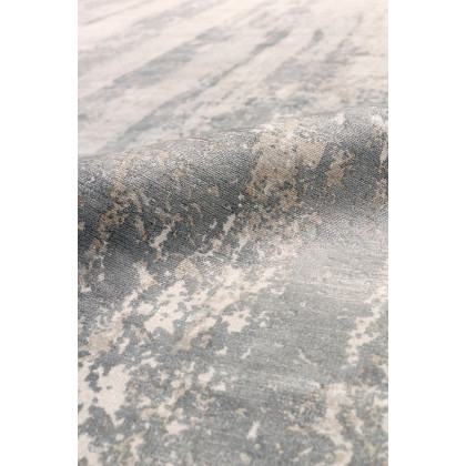 Pasargad - Beverly Collection Hand-Loomed Gray Silk Rug 72'' x 108'' (POP-8145 6X9)