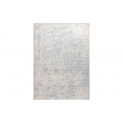 Pasargad - Beverly Collection Hand-Loomed Gray Silk Rug POP-8402