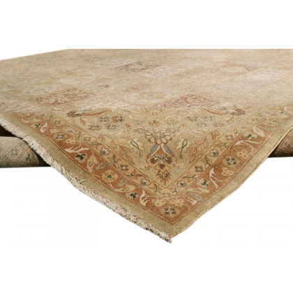 Pasargad - Tabriz Collection Hand-Knotted Lamb's Wool Area Rug 110'' x 145'' (PP-1 9X12)