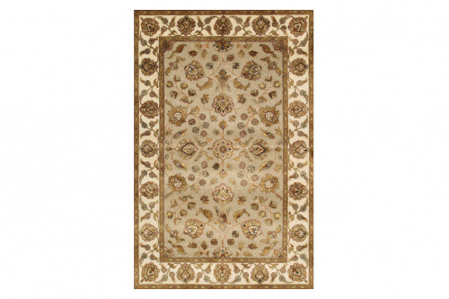 Pasargad™ - Agra Collection Hand-Knotted Silk and Wool Area Rug  49'' x 72'' (PPS-70 4X6)