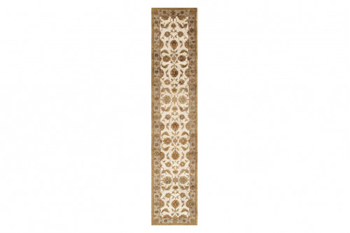 Pasargad™ - Agra Collection Hand-Knotted Silk and Wool Runner  30'' x 121'' (PPS-77 2.06X10)