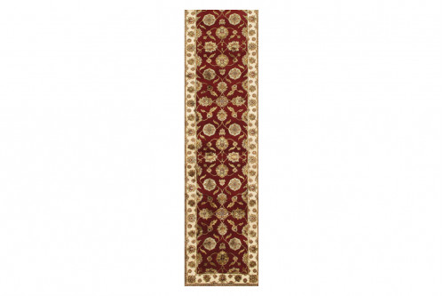 Pasargad™ - Agra Collection Hand-Knotted Silk and Wool Runner  30'' x 239'' (PPS-81 2.06X20)
