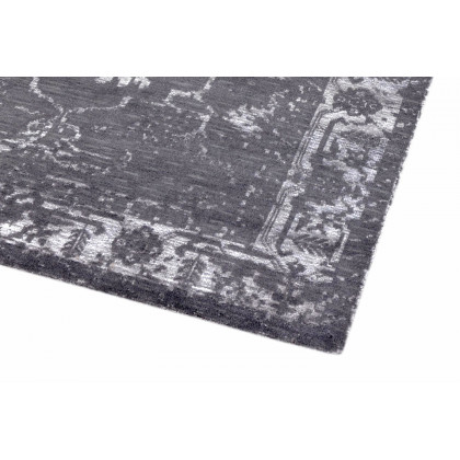 Pasargad - Silk Fusion Florence Collection Hand-Knotted Silk and Wool Area Rug 60'' x 96'' (PRAYA-07 DAR 5X8)