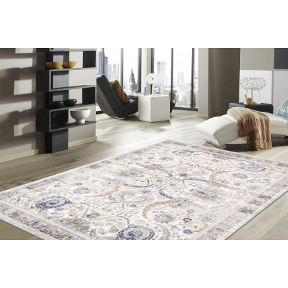 Pasargad Amadeus Design Power Loom Area Rug (PRC-1021IB 6X9) - 72'' x 108''