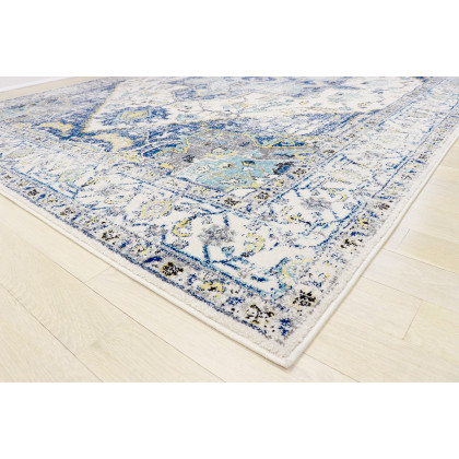 Pasargad Chelsea Collection Power Loom Polypropylene/Polyester Area Rug - Ivory, 96" x 120" (prc-5365 8x10)