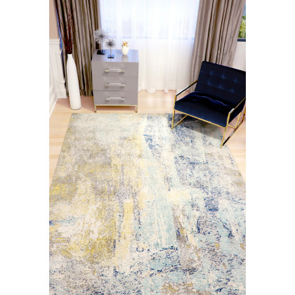 Pasargad Chelsea Design Power Loom Area Rug (PRC-5588BS 8X10) - 96'' x 120''