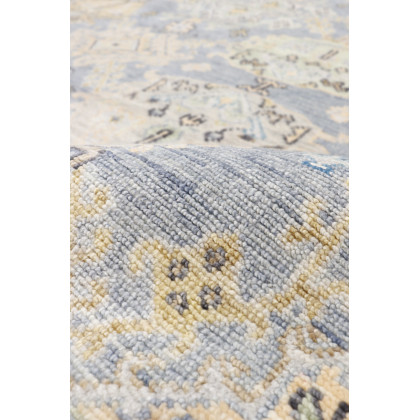 Pasargad - Oushak Collection Hand-Knotted Wool Area Rug in L. Blue, 97" x 117" (PRE-10073 8X10)