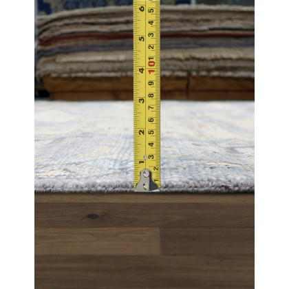 Pasargad - Oushak Collection Hand-Knotted Wool Area Rug in L. Blue, 97" x 117" (PRE-10073 8X10)