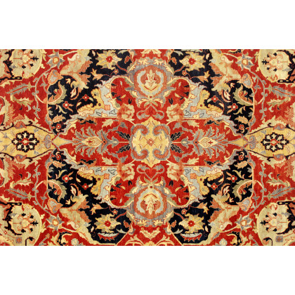 Pasargad - Oushak Collection Hand-Knotted Lamb's Wool Area Rug PS-1