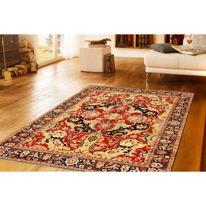 Pasargad Bidjar Collection Hand-Knotted Lamb's Wool Area Rug (PS-1 9X12) - 108'' x 144''