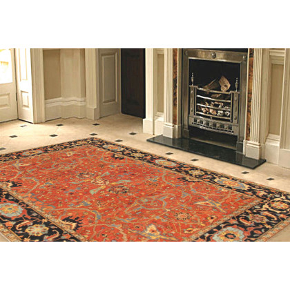 Pasargad - Ferehan Collection Hand-Knotted Lamb's Wool Area Rug PS-15
