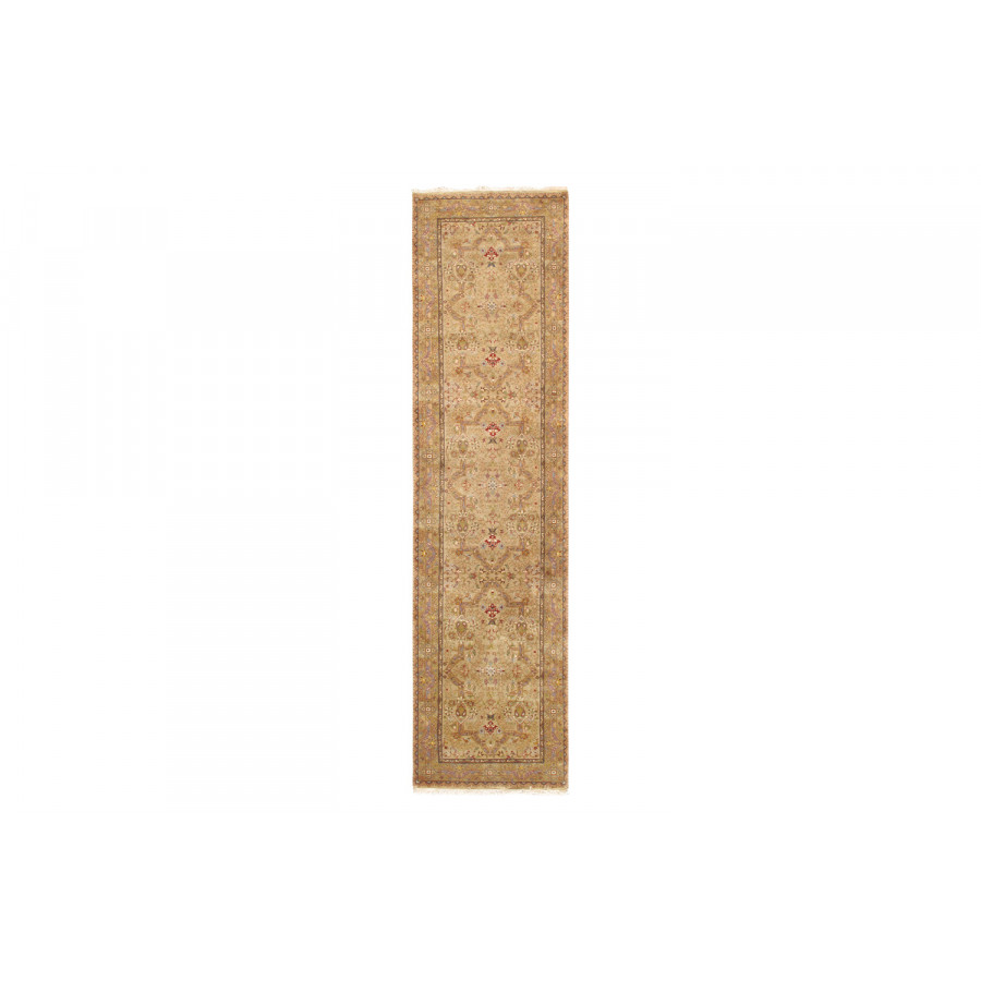 Pasargad Tabriz Collection Traditional Hand-Knotted Lamb's Wool Runner Rug (PS-20 2.09X13) - 33'' x 156''