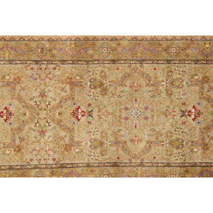 Pasargad Tabriz Collection Traditional Hand-Knotted Lamb's Wool Runner Rug (PS-20 2.09X13) - 33'' x 156''
