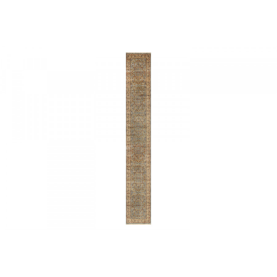 Pasargad Tabriz Collection Hand-Knotted Lamb's Wool Runner (PS-20 4.02X29) - 50'' x 349''