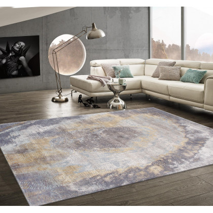 Pasargad - Cosmo Collection Hand-Knotted Silk/Wool Area Rug in Multi, 96" x 120" (ps-248 8x10)