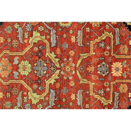 Pasargad Ferehan Collection Hand-Knotted Lamb's Wool Area Rug (PS-36 12X12) - 144'' x 147''