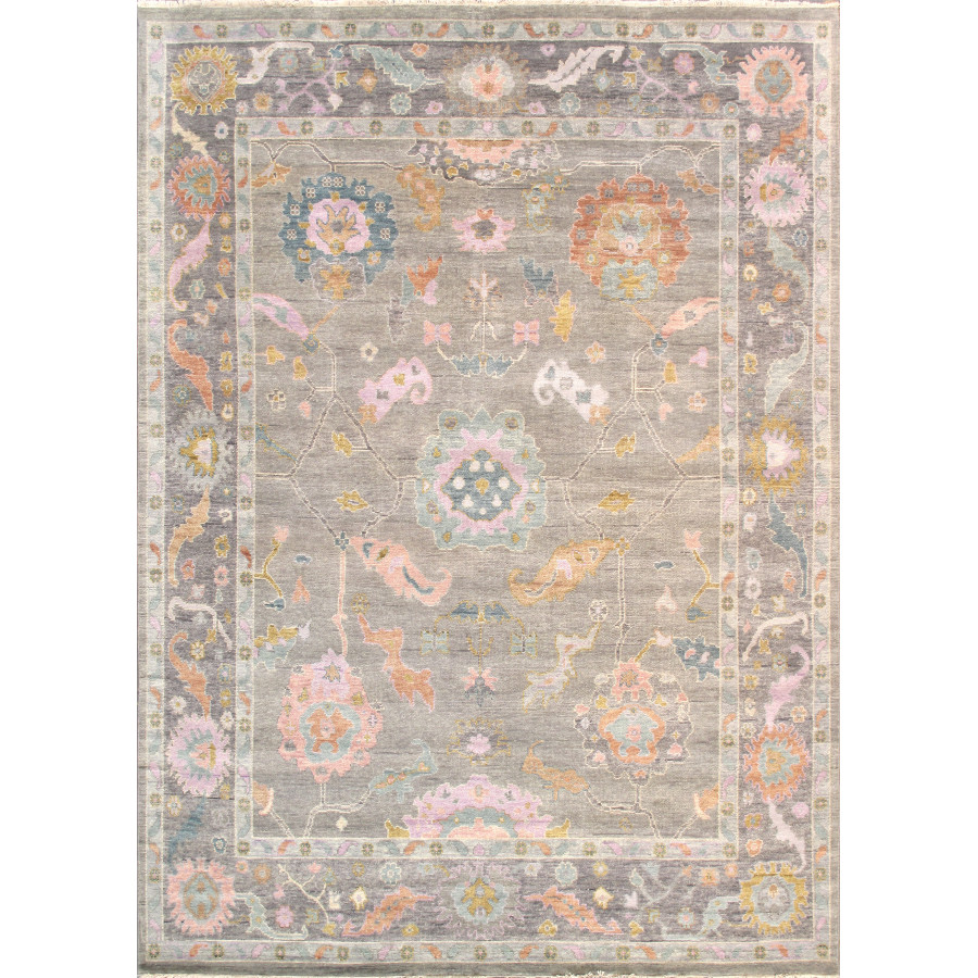 Pasargad - PSF-04 Oushak Collection Hand-Knotted Wool Area Rug