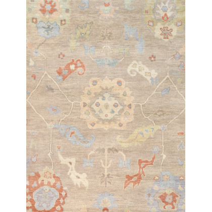Pasargad - PSF-06 Oushak Collection Hand-Knotted Wool Area Rug
