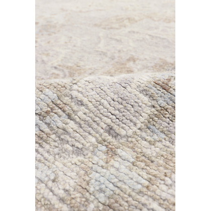 Pasargad - Oushak Collection Hand-Knotted Wool Area Rug in Silver/Gray, 110" x 146" (PSHR-12 9x12)