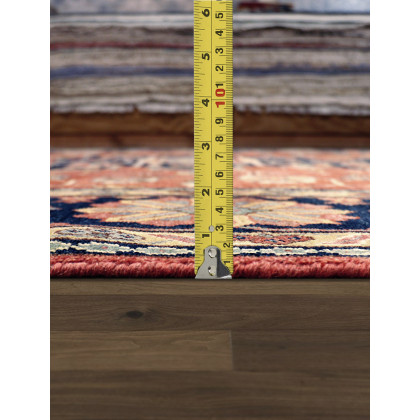 Pasargad Serapi Collection Hand-Knotted Lamb's Wool Area Rug - Red/Blue, 162" x 202" (PSJ-23A 14x17)