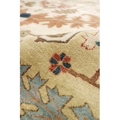 Pasargad - Serapi Collection Hand-Knotted Lamb's Wool Area Rug in Ivory/L. Green, 98" x 118" (PSJ-30 8x10)