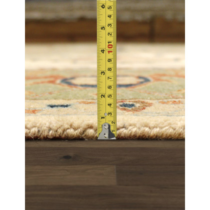 Pasargad - Serapi Collection Hand-Knotted Lamb's Wool Area Rug in Ivory/L. Green, 98" x 118" (PSJ-30 8x10)