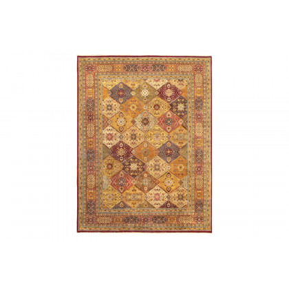 Pasargad - Tabriz Collection Hand-Knotted Multi Lamb's Wool Area Rug PSK-2