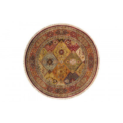 Pasargad - Tabriz Collection Hand-Knotted Multi Lamb's Wool Area Rug PSK-2