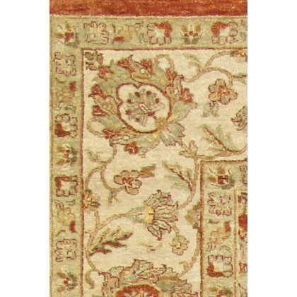 Pasargad Agra Collection Hand-Knotted Lamb's Wool Area Rug (PSPT-008 10X14) - 119'' x 171''