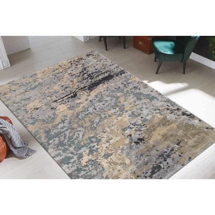 Pasargad - Transitional Collection Hand-Knotted Silk and Wool Area Rug 107'' x 142'' (PSS-01 9X12)