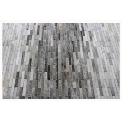 Pasargad Galaxy Collection Hand-stitched Cowhide Area Rug - Silver, 144" x 180" (ptx-1960 12x15)