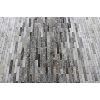 Pasargad Galaxy Hand-Loomed Silver Cowhide Area Rug (PTX-1960 9X12) - 105'' x 141''