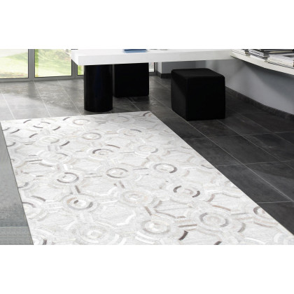 Pasargad Hand-Loomed Cowhide Area Rug (PTX-3137 2X3) - 24'' x 36''