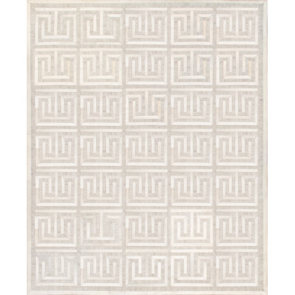 Pasargad - Galaxy Cowhide and Sari Silk Multicolor Area Rug PTX-3138