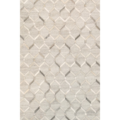 Pasargad - Hand-Loomed Cowhide Sari Silk Area Rug PTX-3284