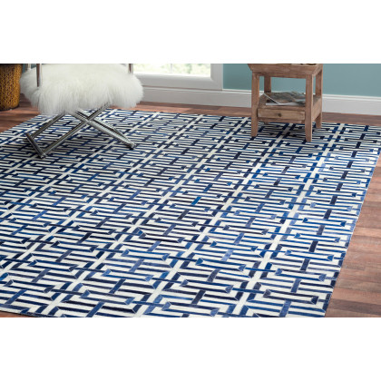 Pasargad Hand-Loomed Cowhide Area Rug (PTX-4165 9X12) - 108'' x 144''